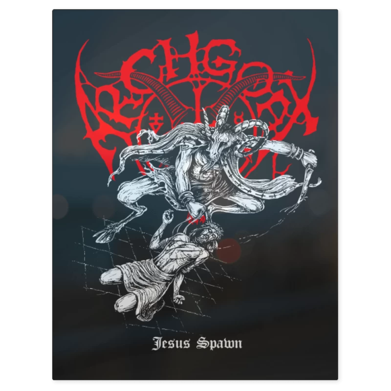 Archgoat Jesus Spawn – Print Metálico