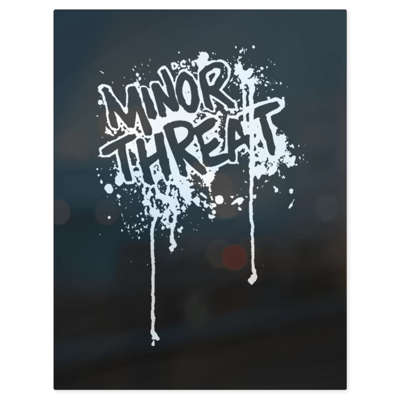 Minor Threat Logo – Print Metálico