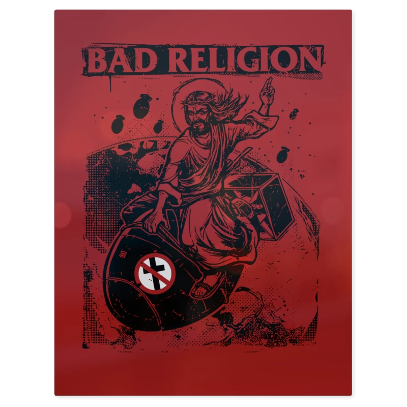 Bad Religion Atomic Jesus Bomb – Print Metálico