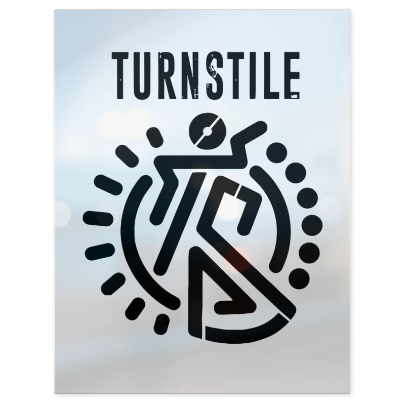 Turnstile Logo – Print Metálico