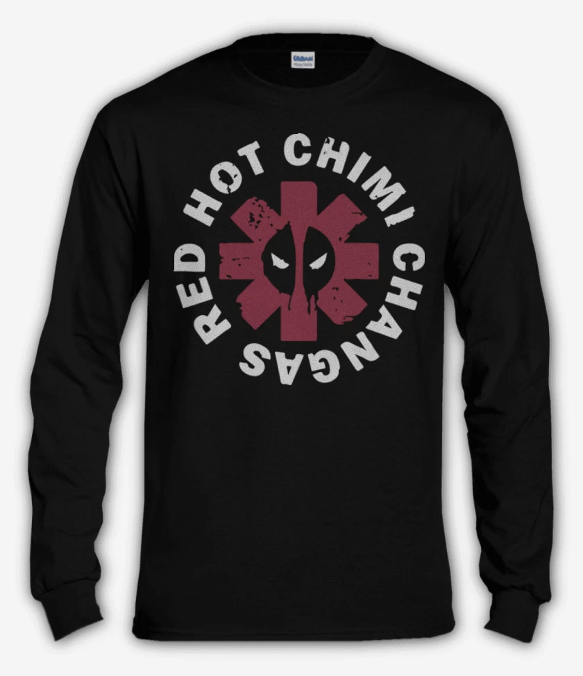 Polera manga larga Red hot chimi changas
