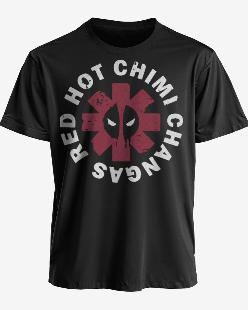Polera premium Negro de Red hot chimi changas