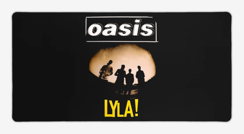 Mouse pad Gamer Negro de Oasis Lyla