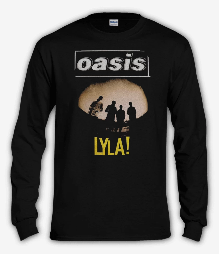 Polera manga larga Negro de Oasis Lyla
