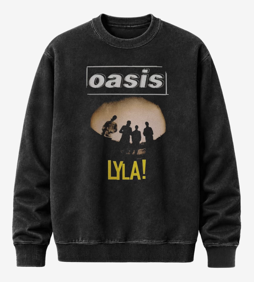 Poleron Polo Acid Wash Negro de Oasis Lyla