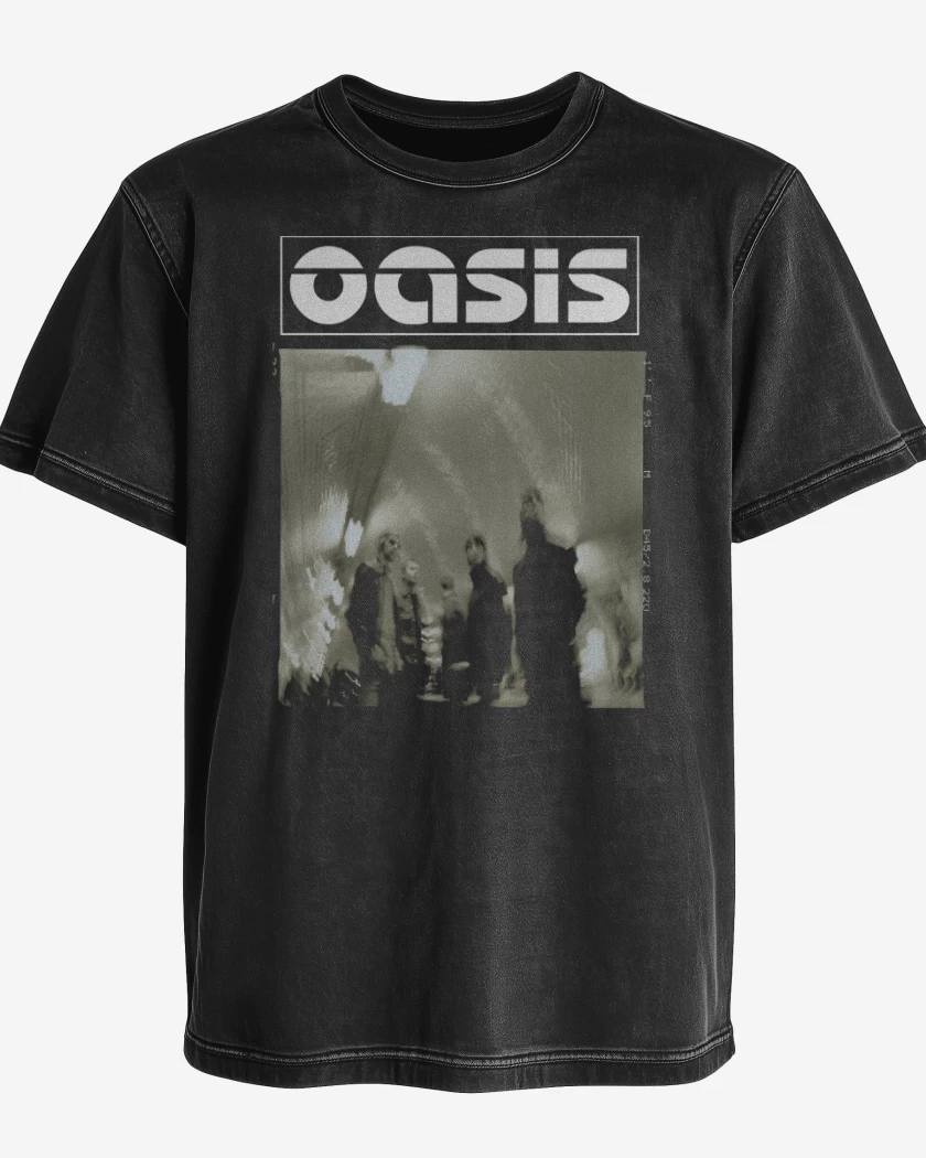 Polera desgastada Oasis Heathen Chemistry