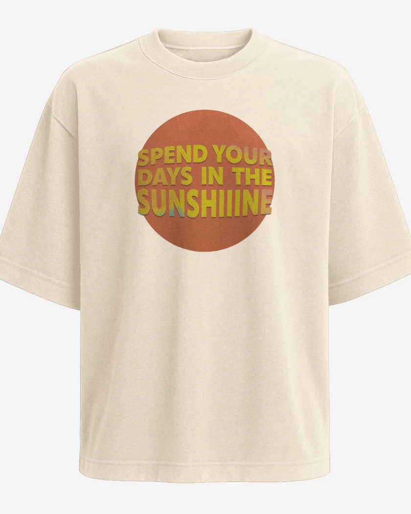 Polera Oversize Oasis Spend Your Days in the Sunshine