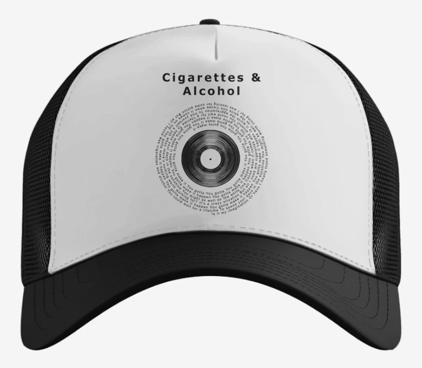 Gorro Oasis Cigarettes & Alcohol Letra
