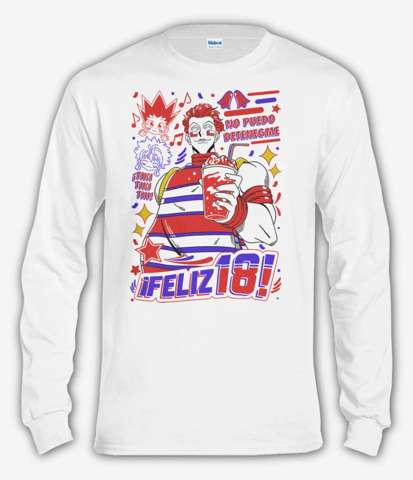 Polera manga larga Hisoka no puedo detenegme 1