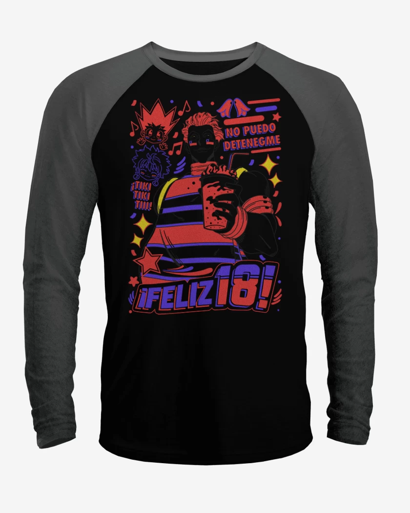 Polera Raglan Hisoka no puedo detenegme 1