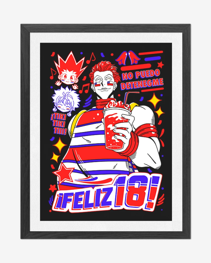 Cuadro decorativo Hisoka no puedo detenegme 2