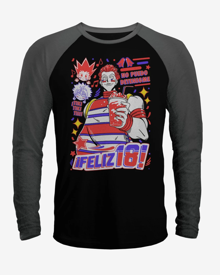 Polera Raglan Hisoka no puedo detenegme 2