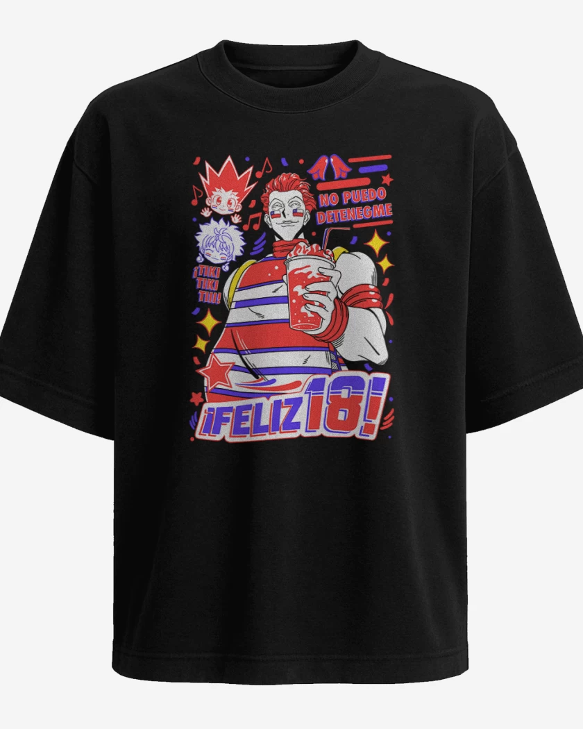 Polera Oversize Hisoka no puedo detenegme 2