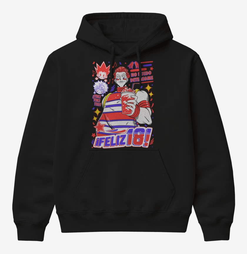 Poleron Canguro básico Hisoka no puedo detenegme 2