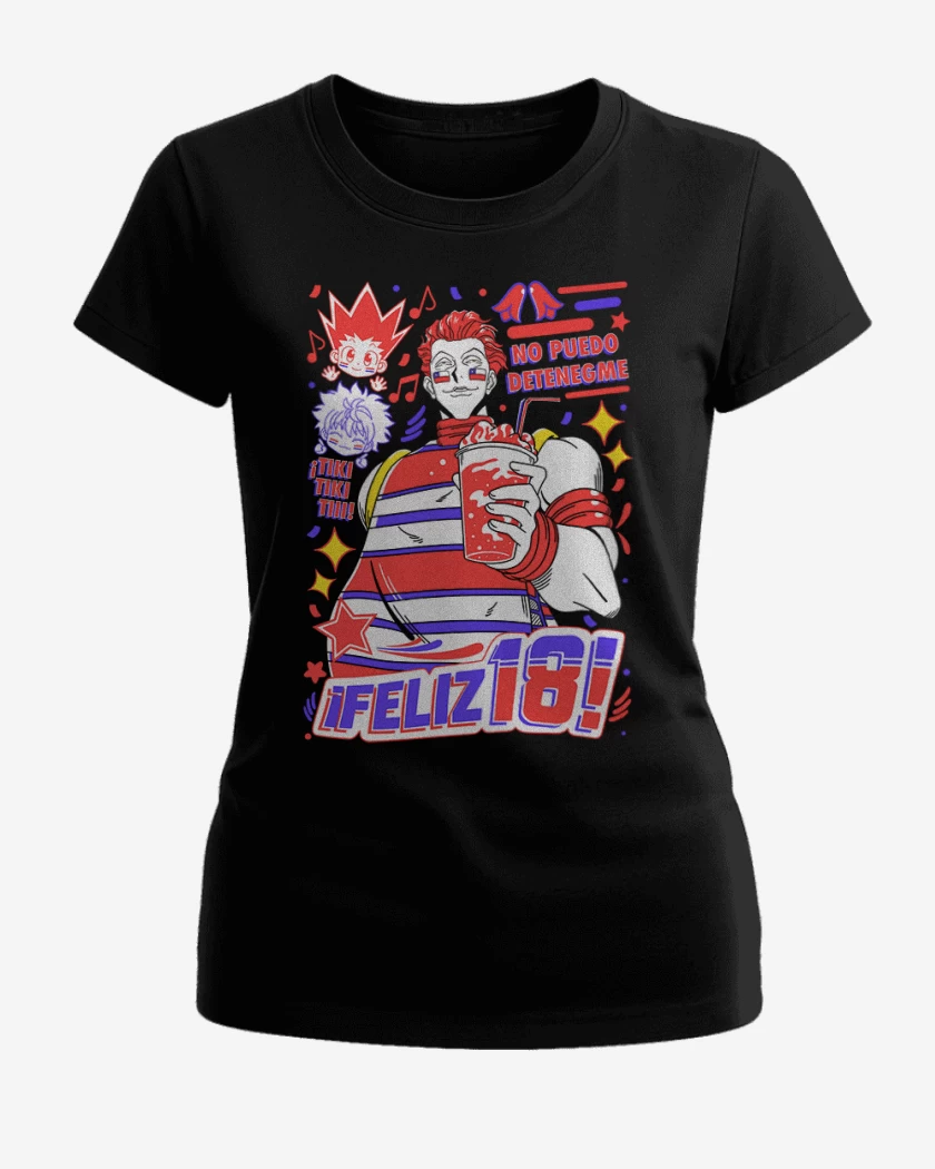 Polera de Mujer Hisoka no puedo detenegme 2