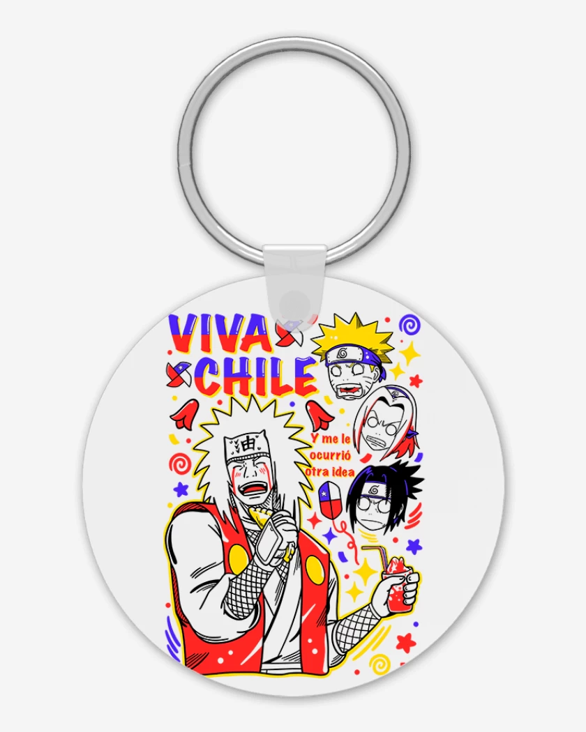 Llavero Jiraiya viva chile
