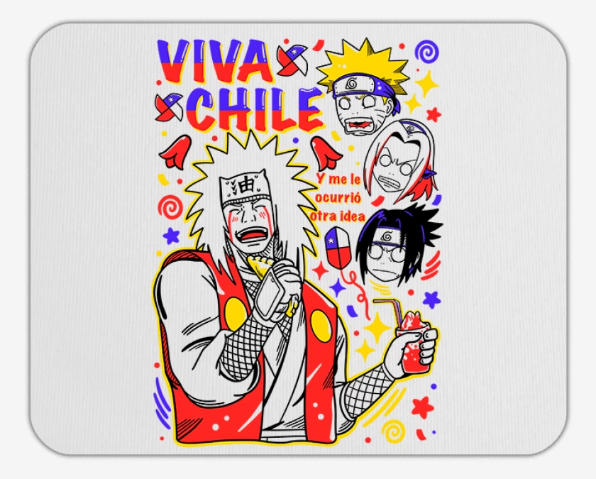 Mousepad Jiraiya viva chile