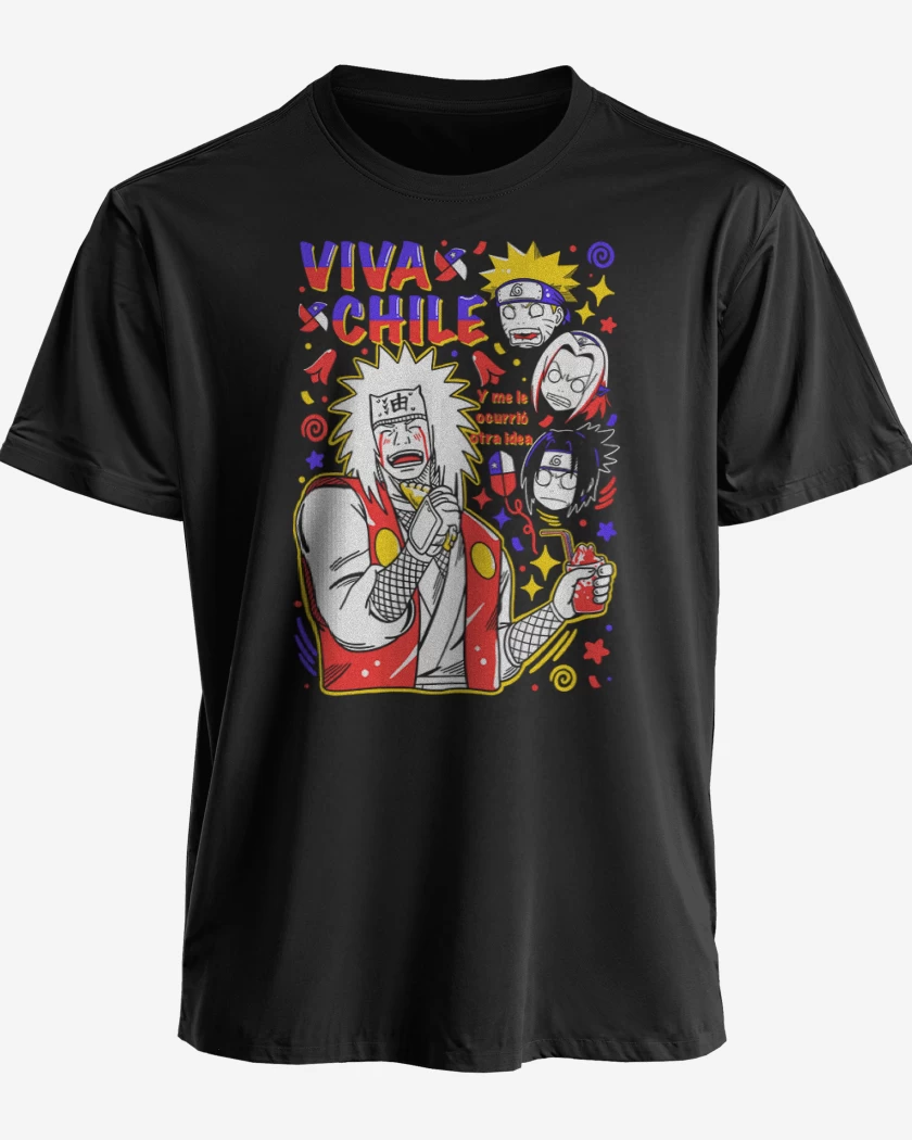 Polera Jiraiya viva chile 2