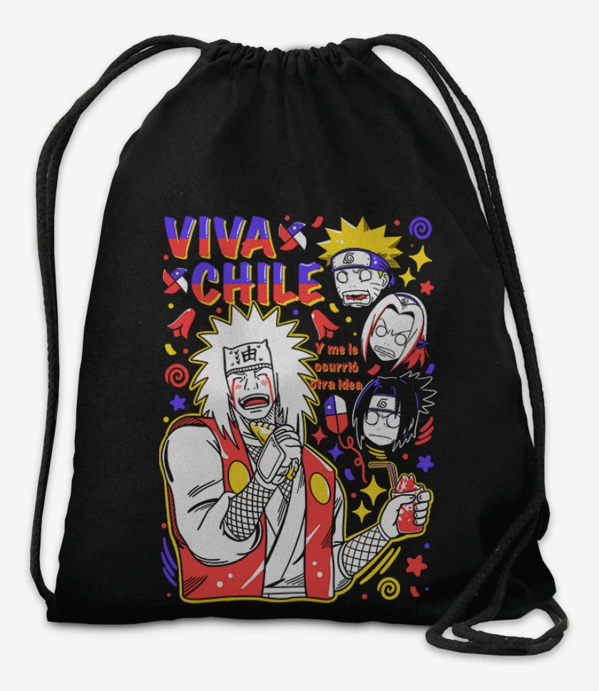Mochila Jiraiya viva chile 2
