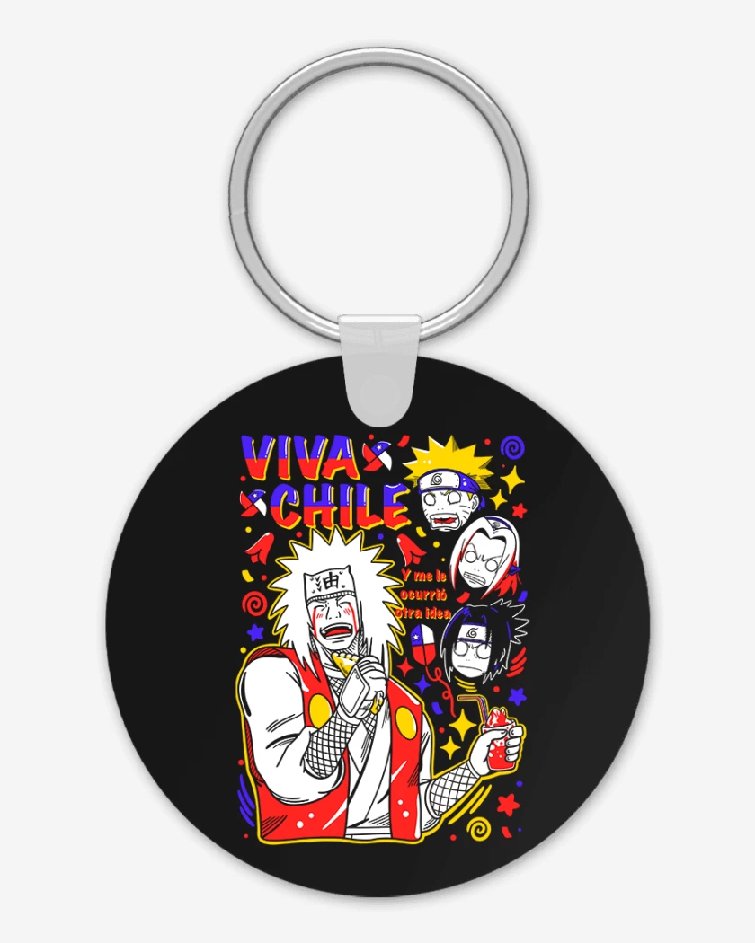 Llavero Jiraiya viva chile 2