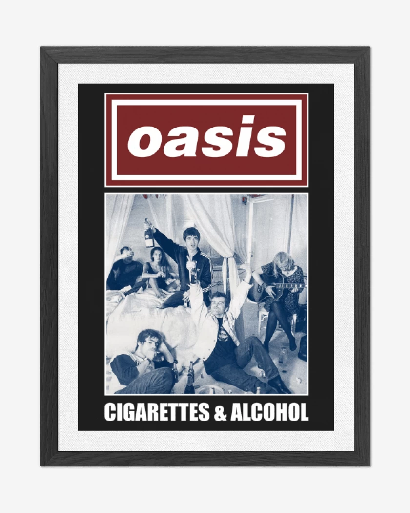 Cuadro decorativo Oasis Cigarettes & Alcohol
