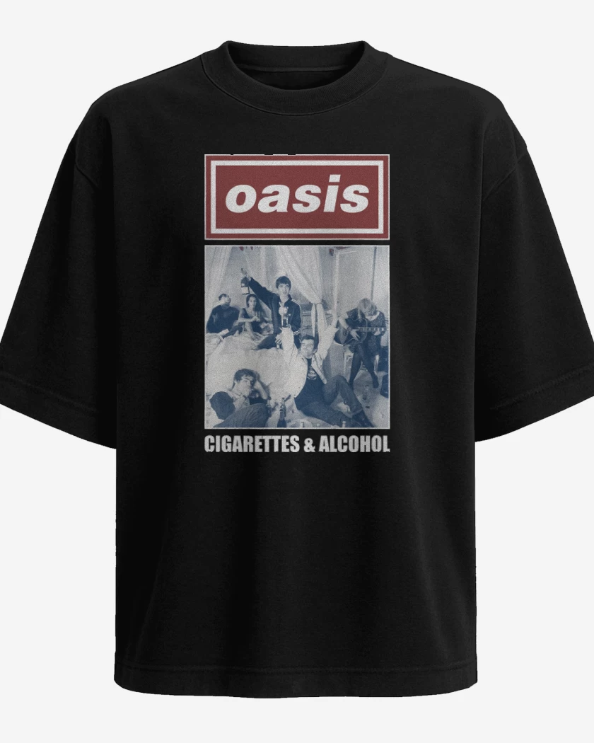 Polera Oversize Oasis Cigarettes & Alcohol