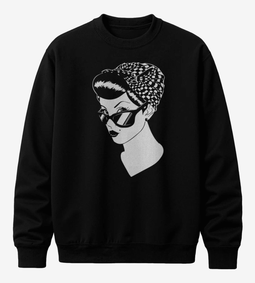 Poleron polo Negro de Pin Up