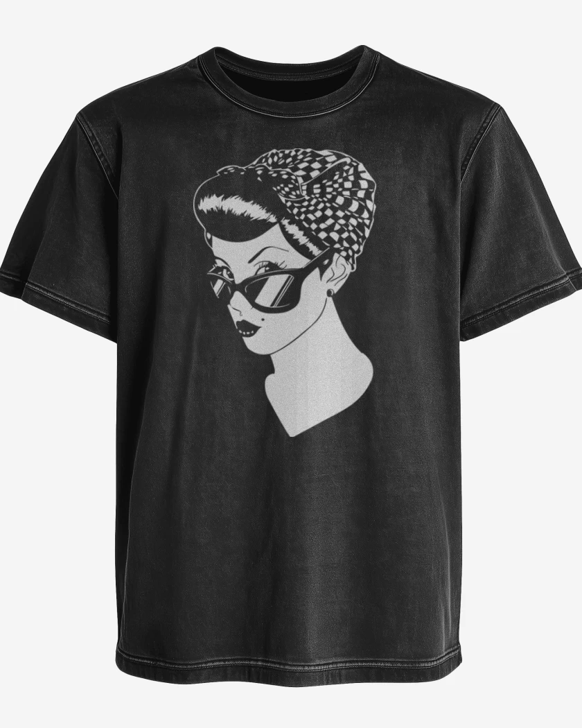 Polera desgastada Pin Up