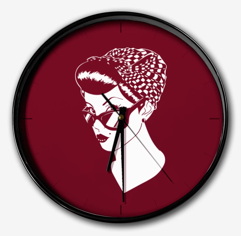 Reloj Burdeo de Pin Up
