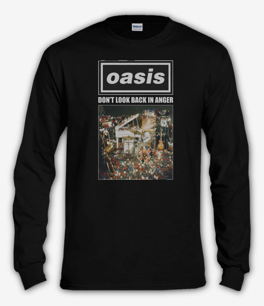 Polera manga larga Oasis Dont Look Back in Anger