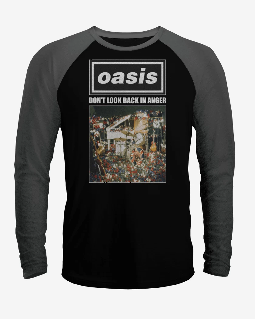 Polera Raglan Oasis Dont Look Back in Anger
