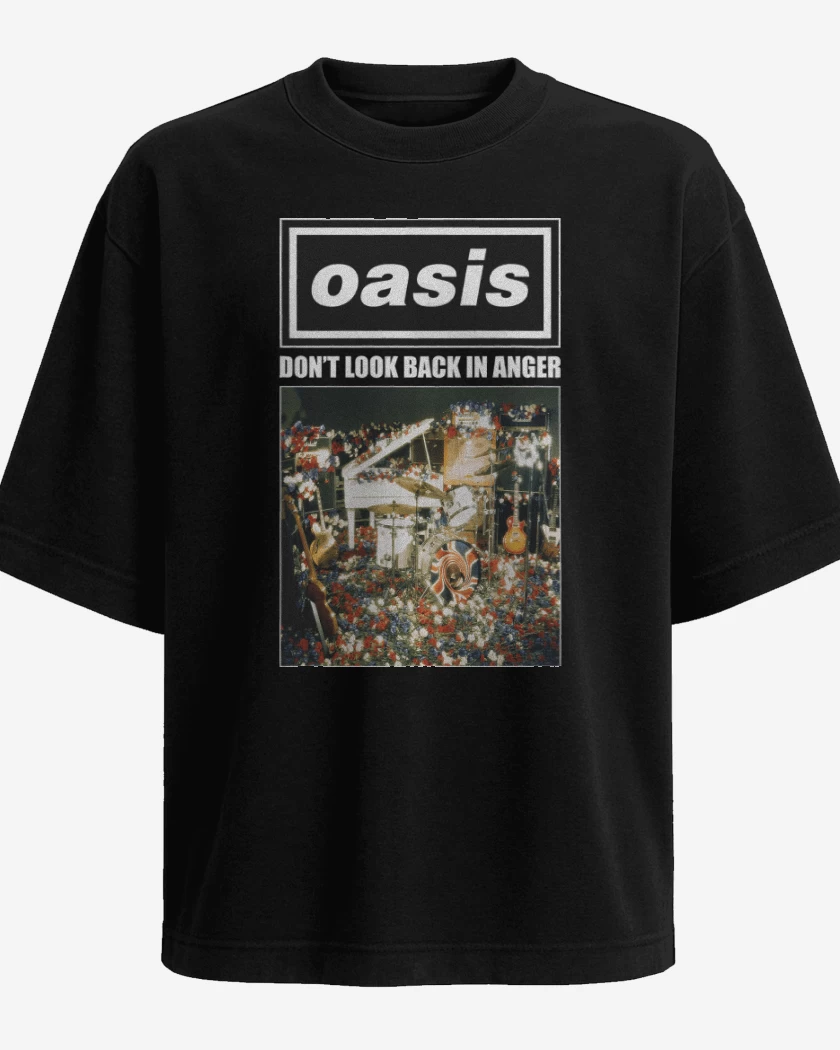 Polera Oversize Oasis Dont Look Back in Anger