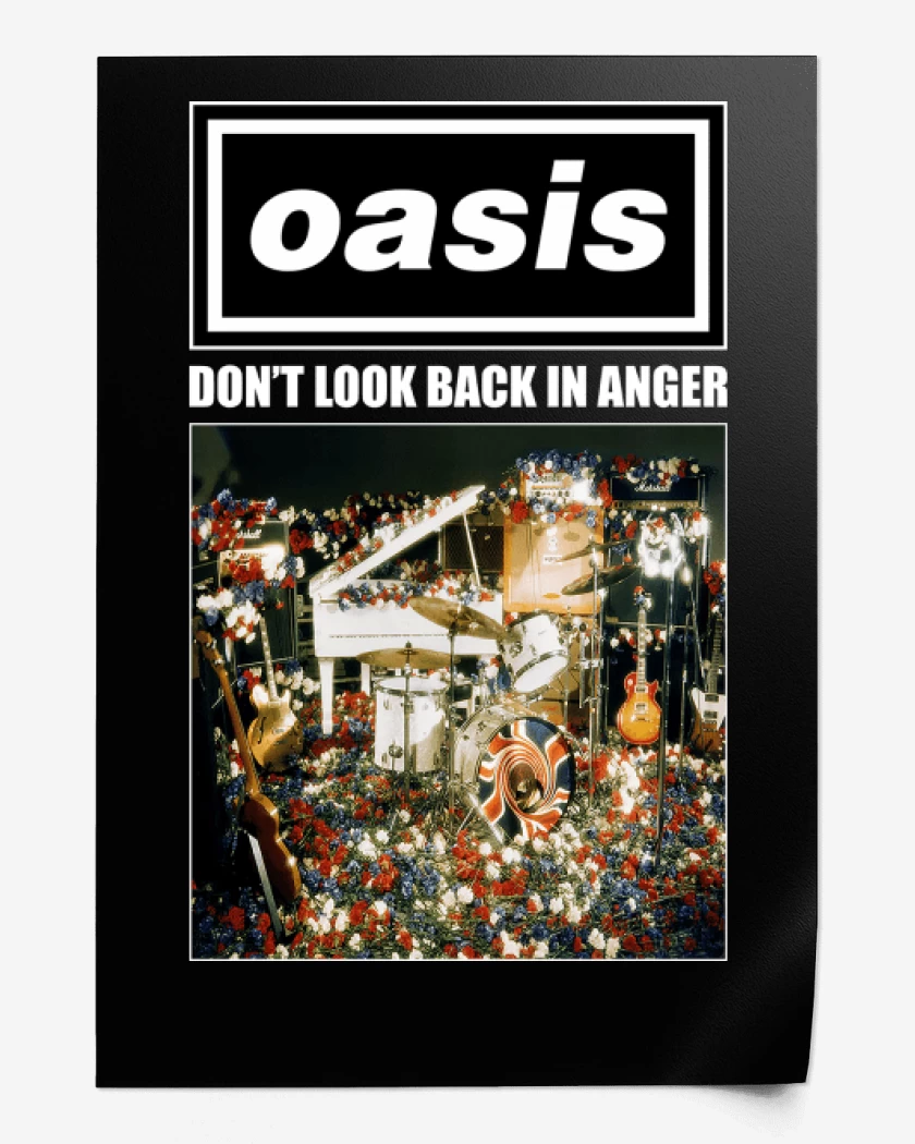 Print Oasis Dont Look Back in Anger
