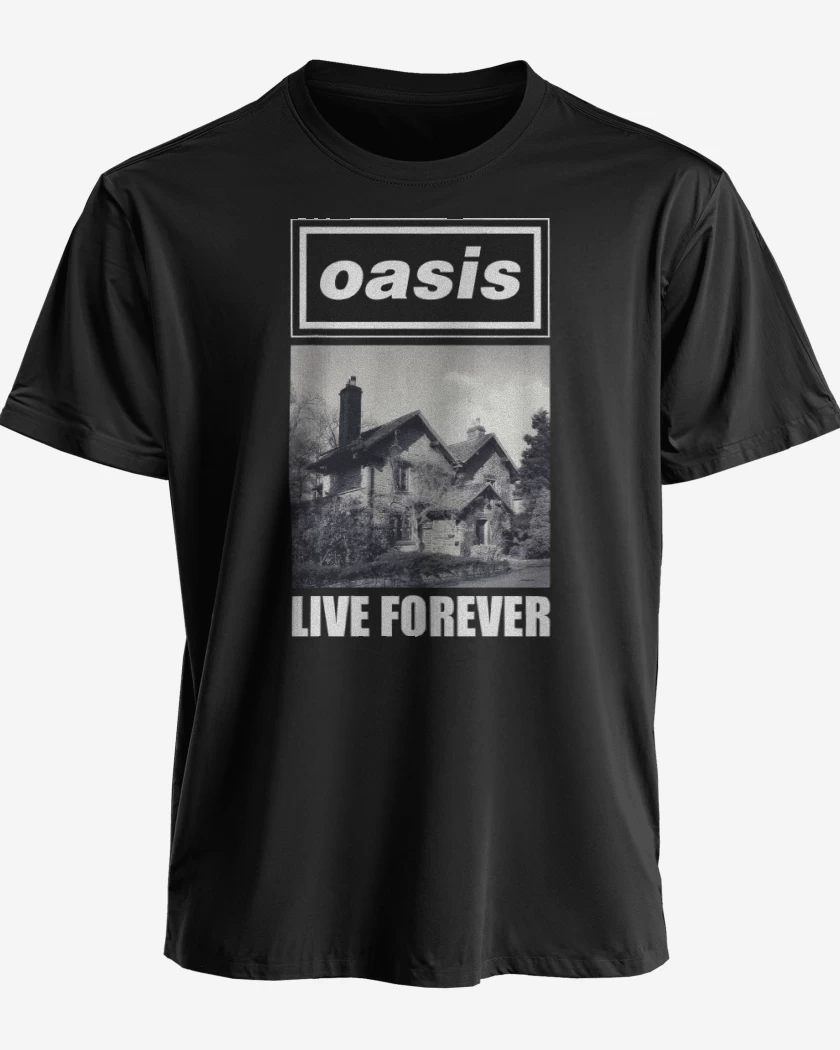 Polera Oasis Live Forever