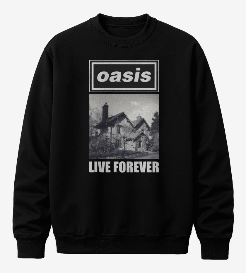 Poleron polo Oasis Live Forever