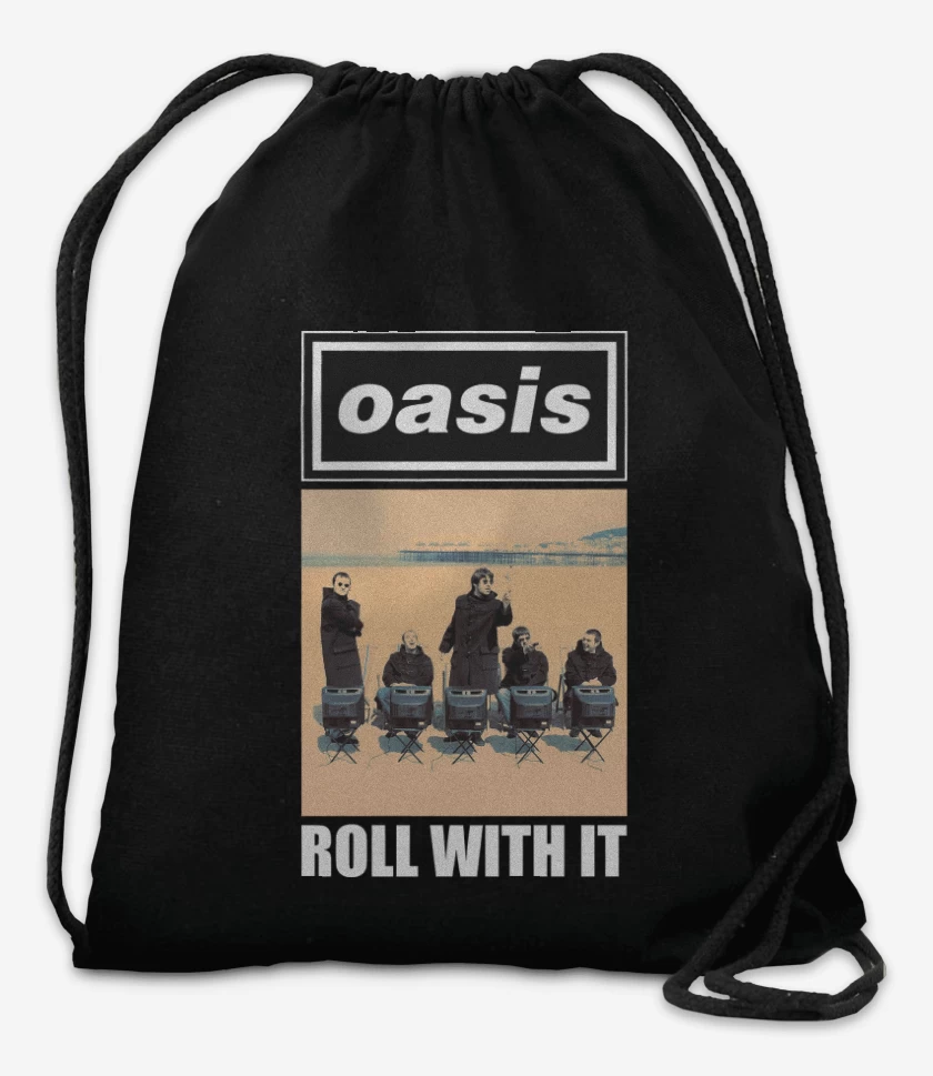 Mochila Negro de Oasis Roll With It