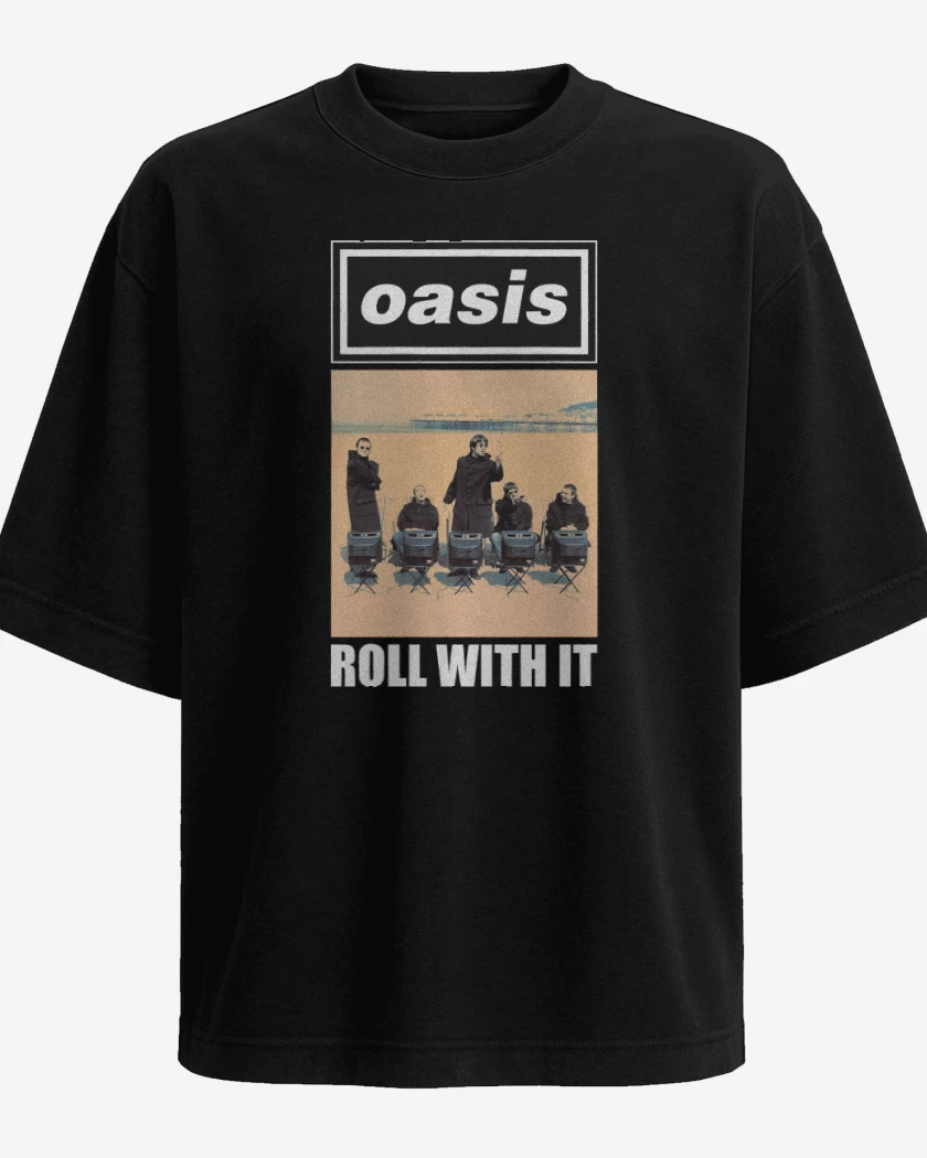 Polera Oversize Oasis Roll With It