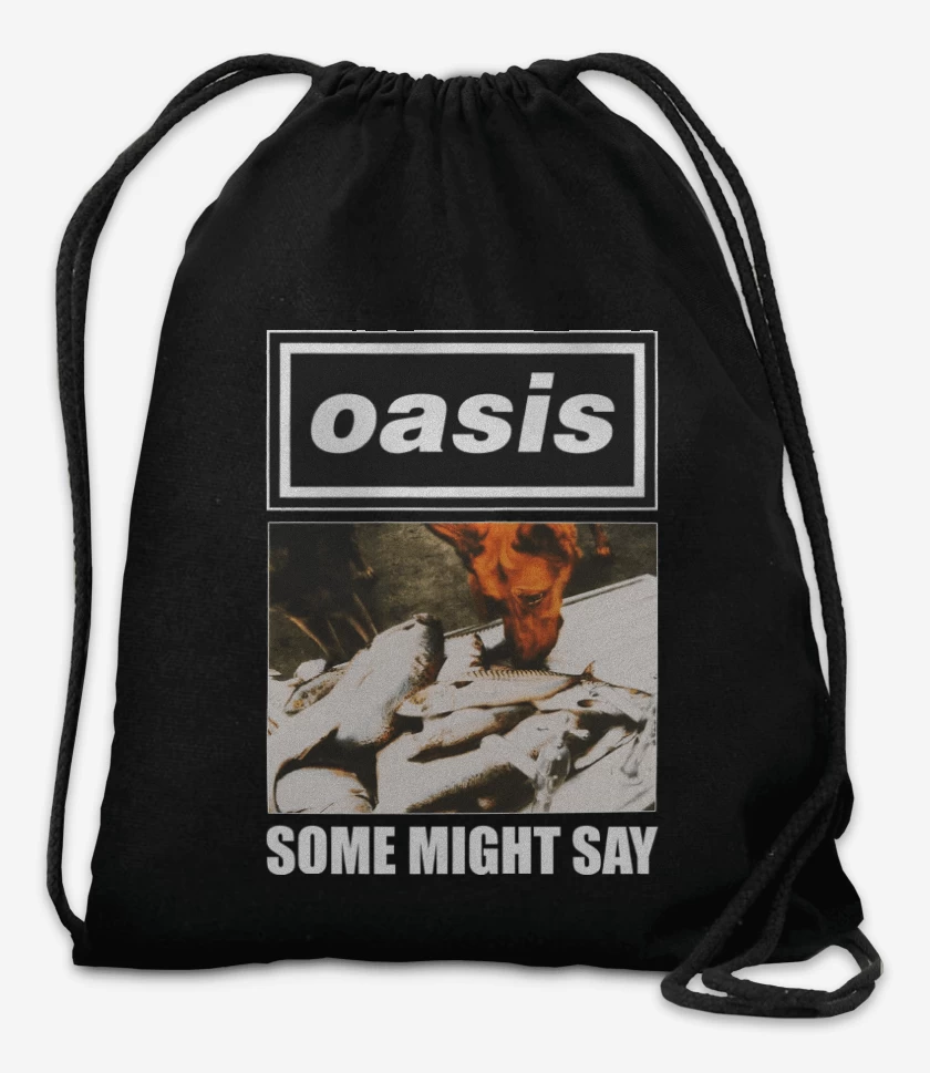 Mochila Negro de Oasis Some Might Say