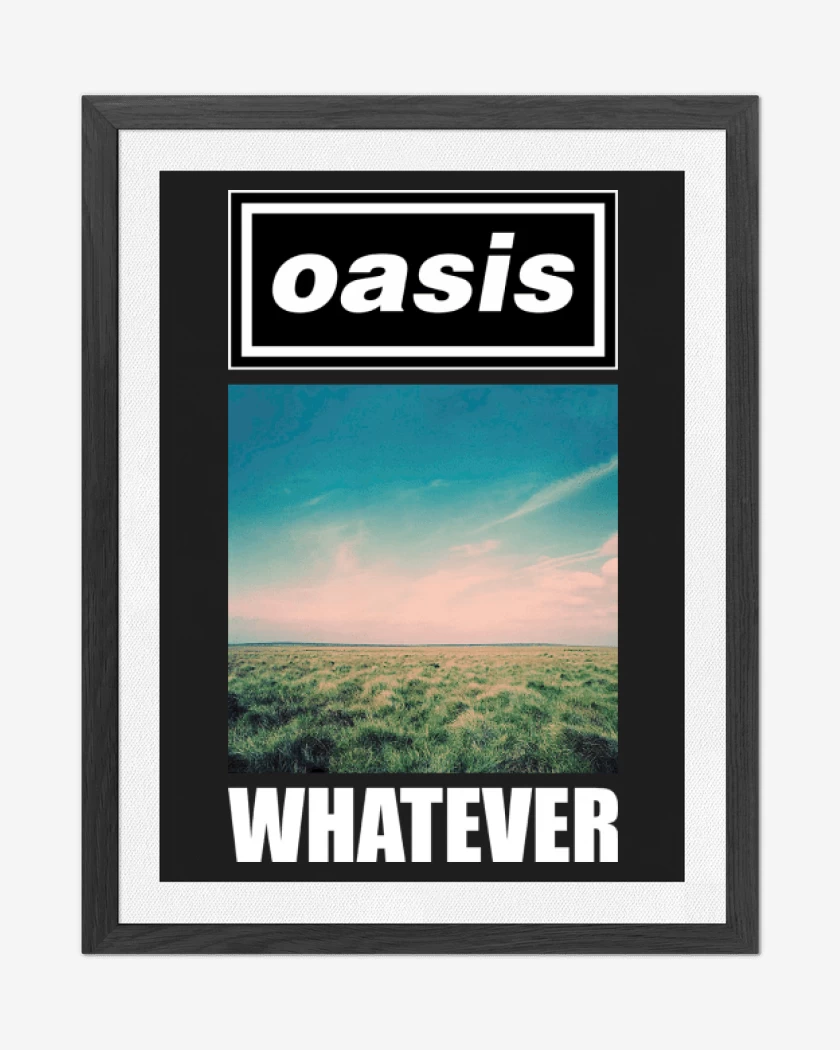Cuadro decorativo Negro de Oasis Whatever
