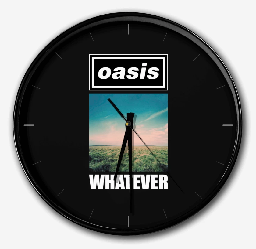 Reloj Negro de Oasis Whatever