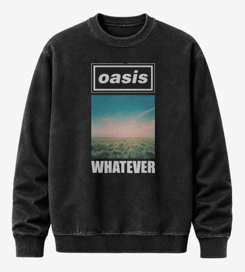 Poleron Polo Acid Wash Negro de Oasis Whatever