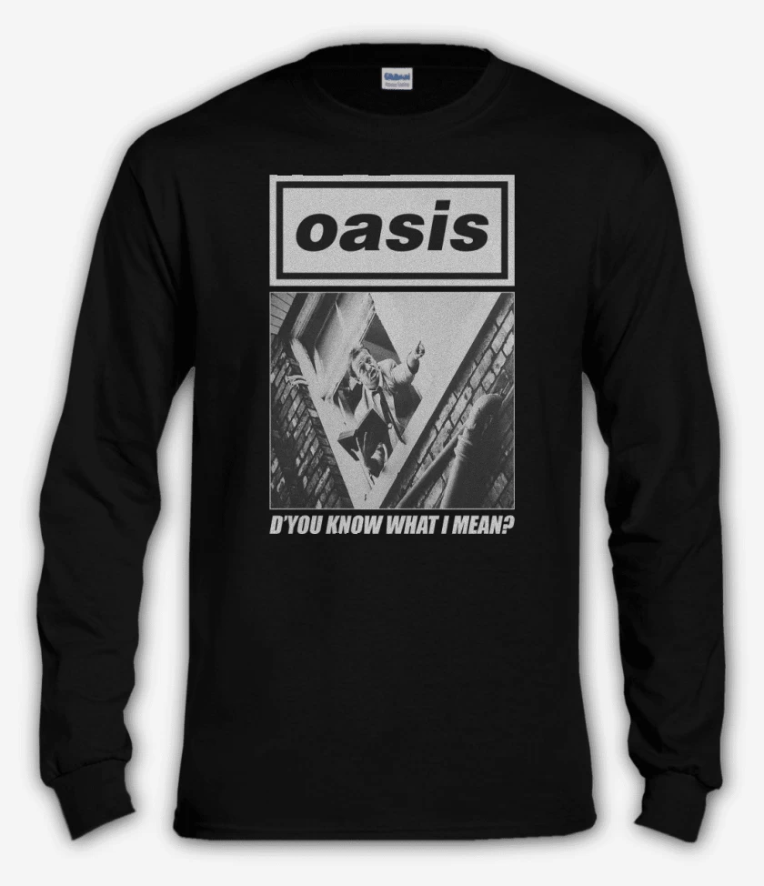 Polera manga larga Oasis Dyou Know What I Mean