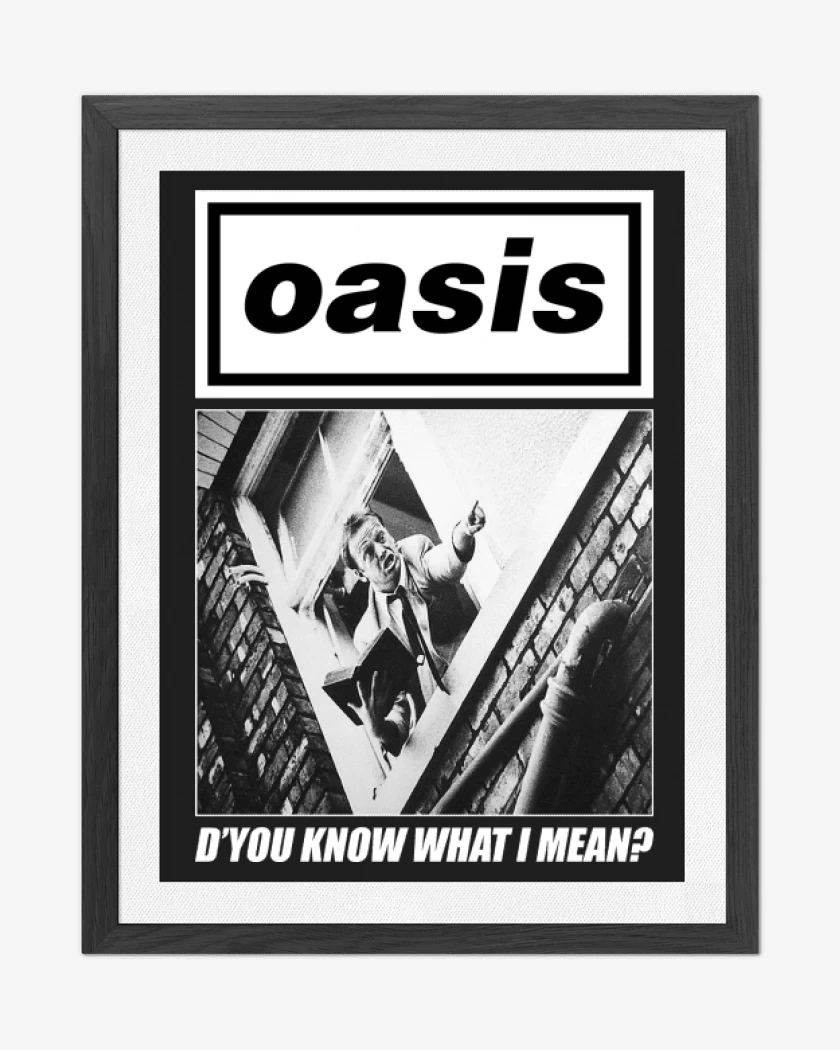 Cuadro decorativo Oasis Dyou Know What I Mean