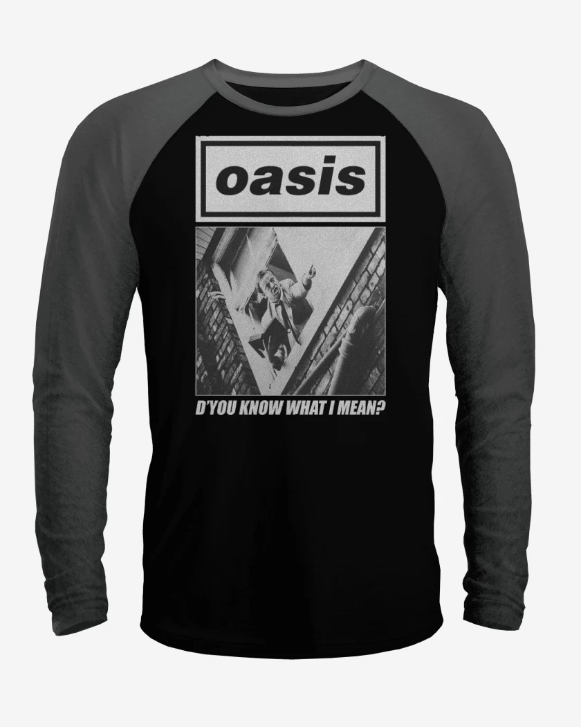 Polera Raglan Oasis Dyou Know What I Mean