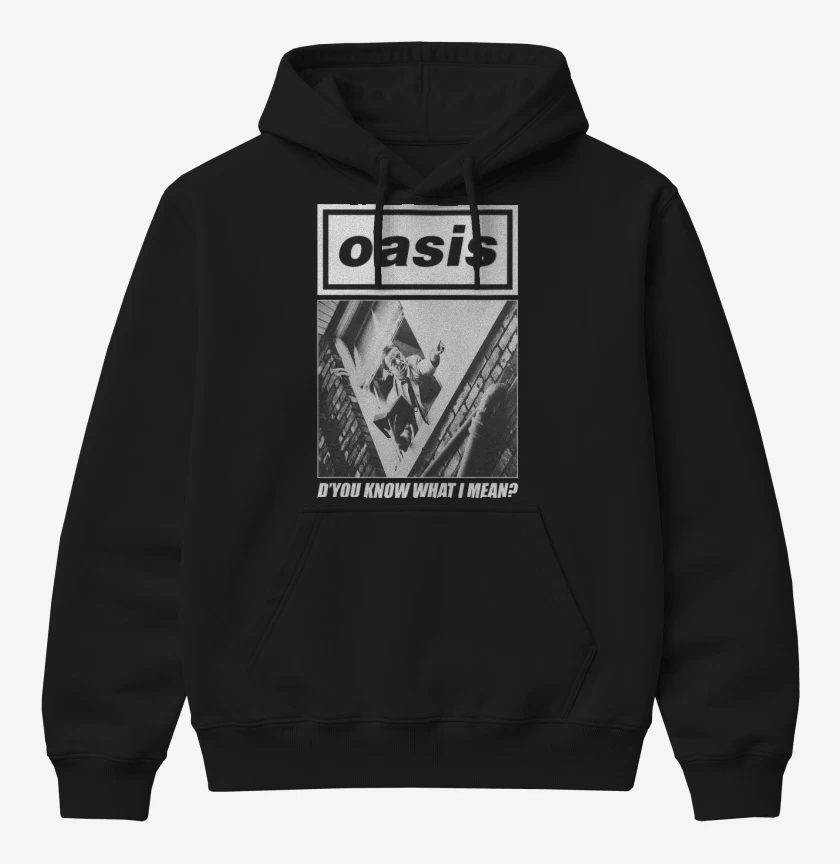 Poleron Canguro básico Negro de Oasis Dyou Know What I Mean