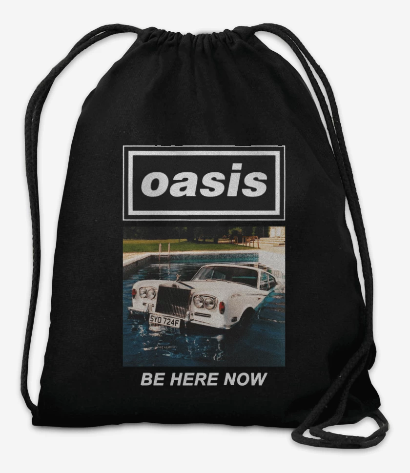 Mochila Negro de Oasis Be Here Now II