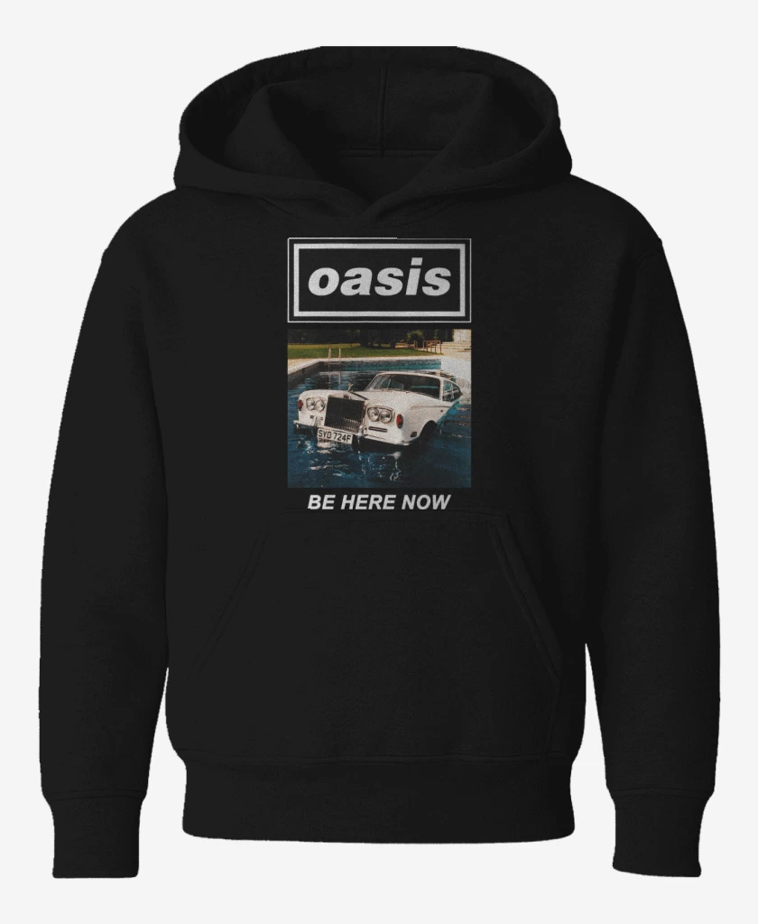 Poleron de niño Negro de Oasis Be Here Now II