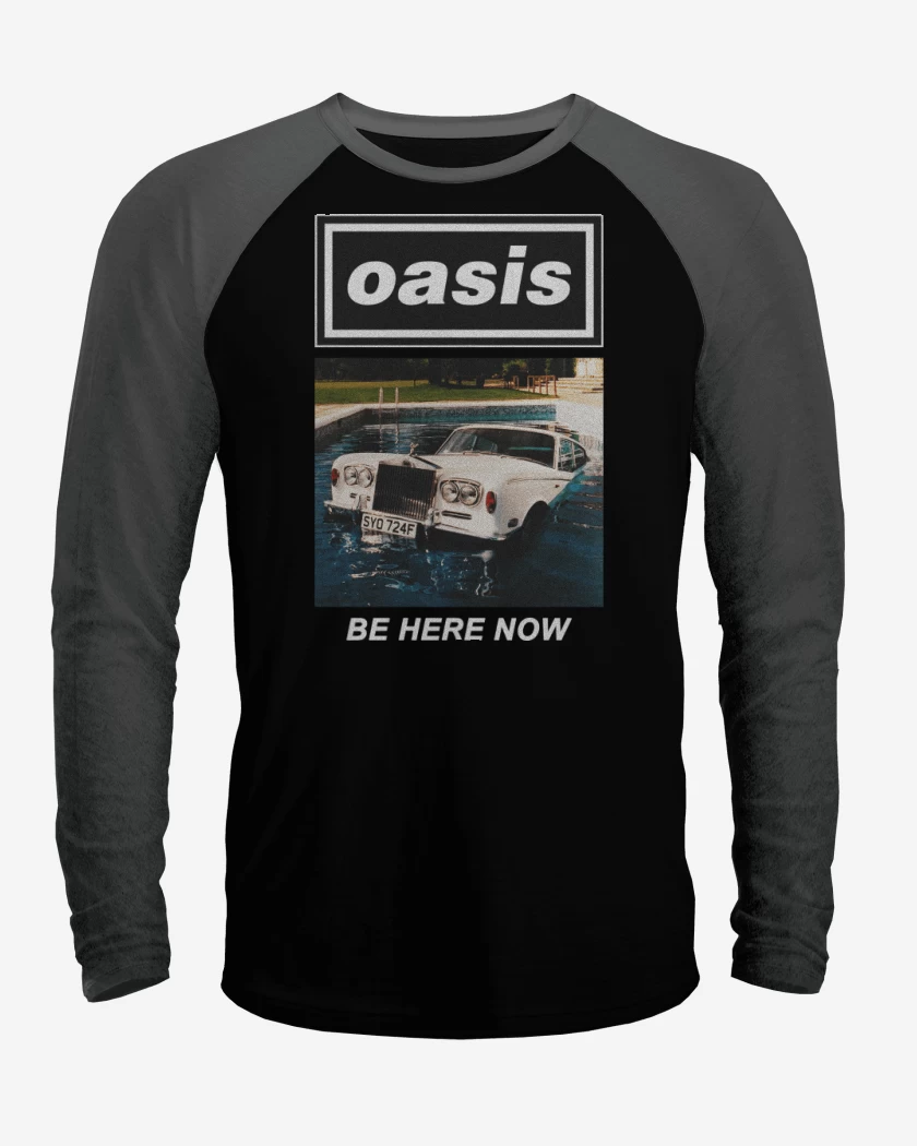 Polera Raglan Oasis Be Here Now II