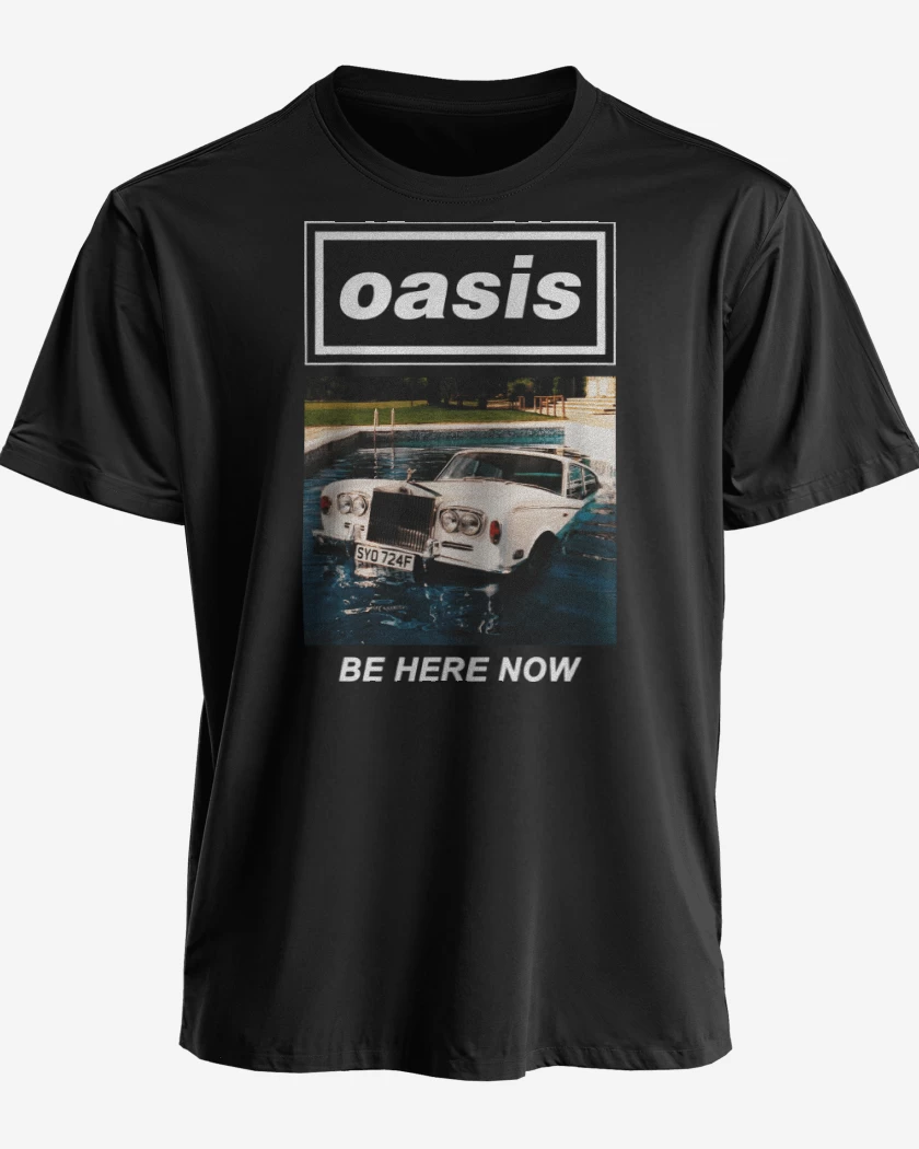 Polera premium Negro de Oasis Be Here Now II