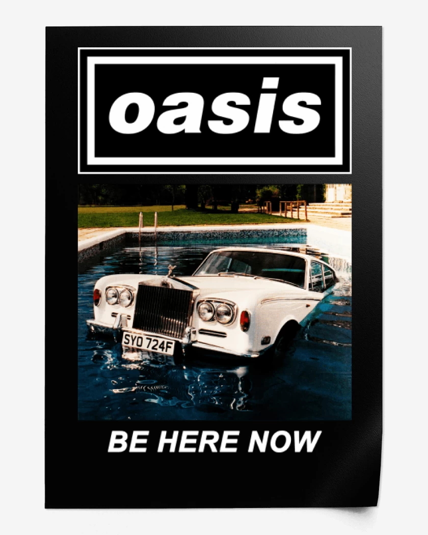 Print Oasis Be Here Now II